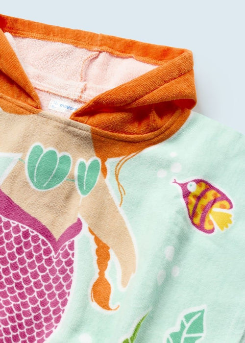Baby Girls Blue Mermaid Hooded Towel (mayoral) - CottonKids.ie - Baby & Toddler Clothing - 12 month - 18 month - 2 year