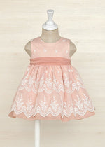 Baby Girls Embroidered Organza Dress (Abel & Lula) - CottonKids.ie - Dress - 12 month - 18 month - 2 year