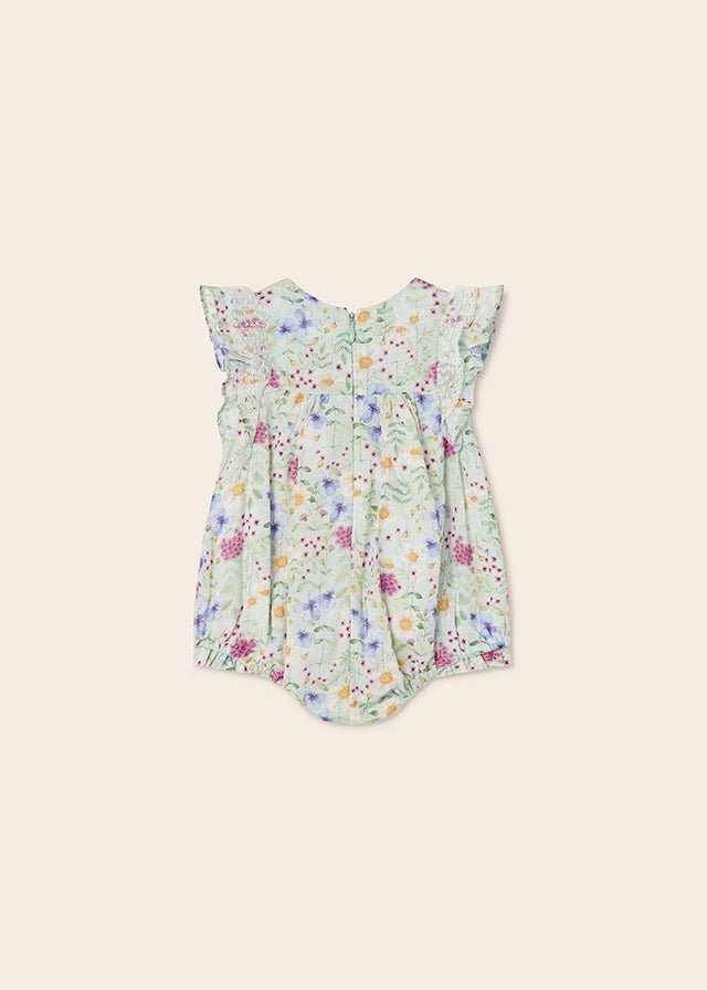 Baby Girls Green Cotton Floral Bodysuit (mayoral) - CottonKids.ie - 1-2 month - 12 month - 3 month