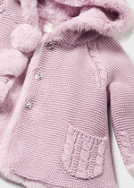 Baby Girls Lilac Purple Knitted Pram Coat (mayoral) - CottonKids.ie - 1-2 month - 12 month - 18 month