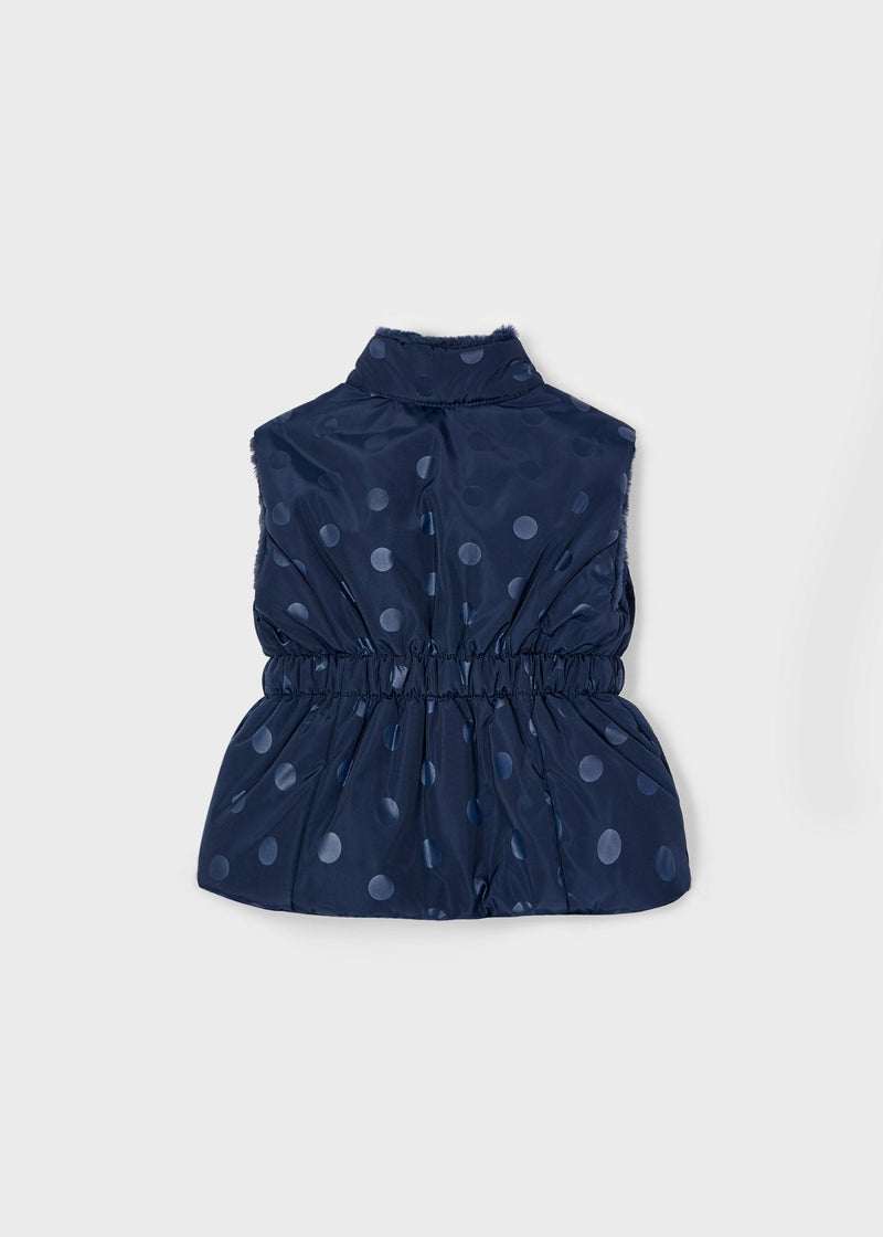 Baby Girls Navy Reversible Gilet (mayoral) - CottonKids.ie - 12 month - 18 month - 2 year