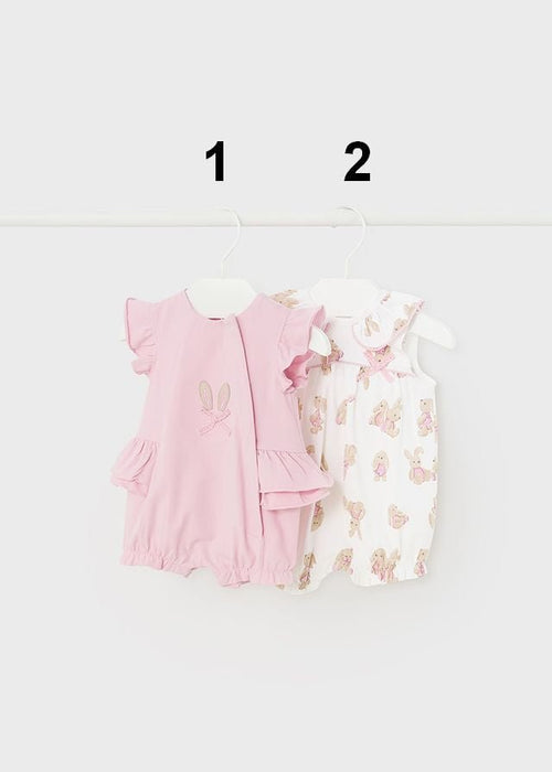 Baby Girls Pink Cotton Shorties (sold separately) (mayoral) - CottonKids.ie - 1-2 month - 12 month - 18 month