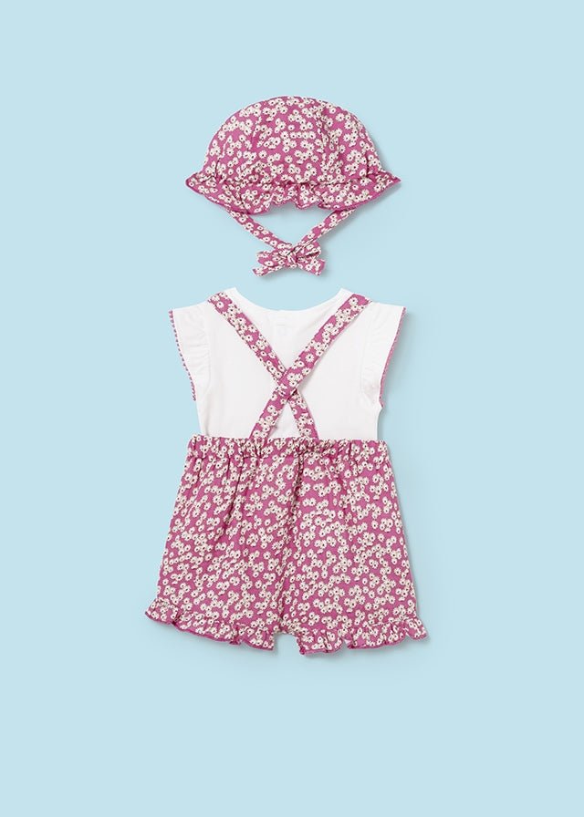Baby Girls Pink Floral Cotton Shortie Set (mayoral) - CottonKids.ie - 1-2 month - 18 month - 3 month