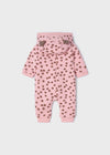 Baby Girls Pink Hooded Romper (mayoral) - CottonKids.ie - 0-1 month - 1-2 month - 3 month