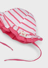 Baby Girls Pink Stripe Sun Hat (mayoral) - CottonKids.ie - Hat - 12 month - 18 month - 3 month