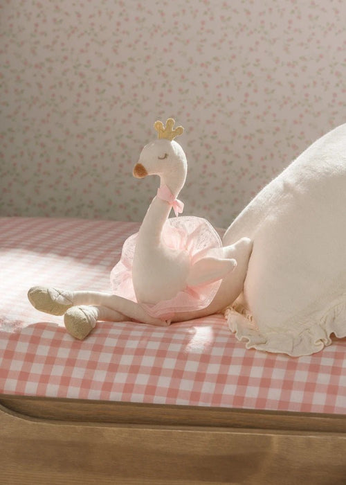 Baby Girls Pink Swan Doll (36cm) (mayoral) - CottonKids.ie - Girl - Mayoral - Toys & Interior