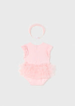 Baby Girls Pink Tulle Bodysuit Set (mayoral) - CottonKids.ie - 0-1 month - 1-2 month - 12 month