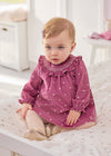 Baby Girls Purple Heart Velvet Dress (mayoral) - CottonKids.ie - 1-2 month - 12 month - 18 month