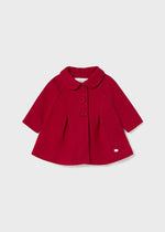 Baby Girls Red Christmas Coat IRELAND