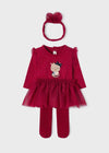 Baby Girls Red Skirt Set (mayoral) - CottonKids.ie - Set - 0-1 month - 1-2 month - 12 month