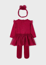 Baby Girls Red Skirt Set (mayoral) - CottonKids.ie - Set - 0-1 month - 1-2 month - 12 month