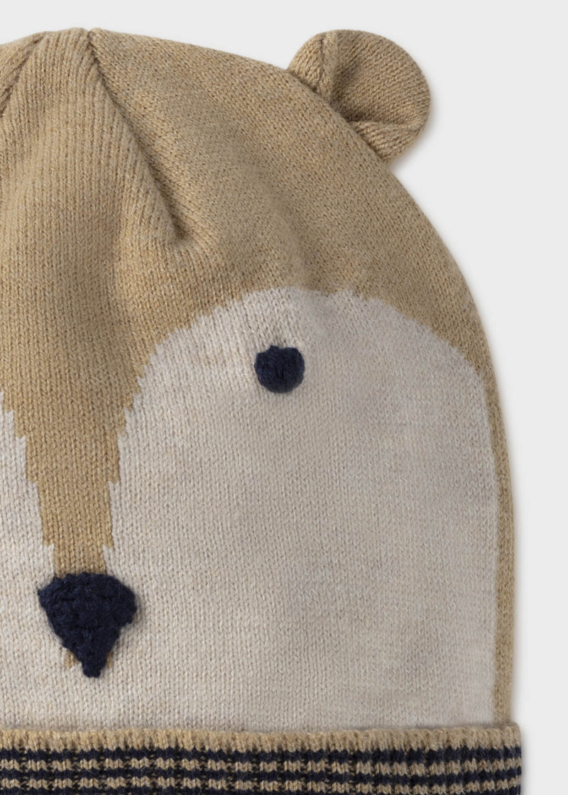 Beige Bear Wool Blend Hat (mayoral) - CottonKids.ie - 12 month - 18 month - 2 year