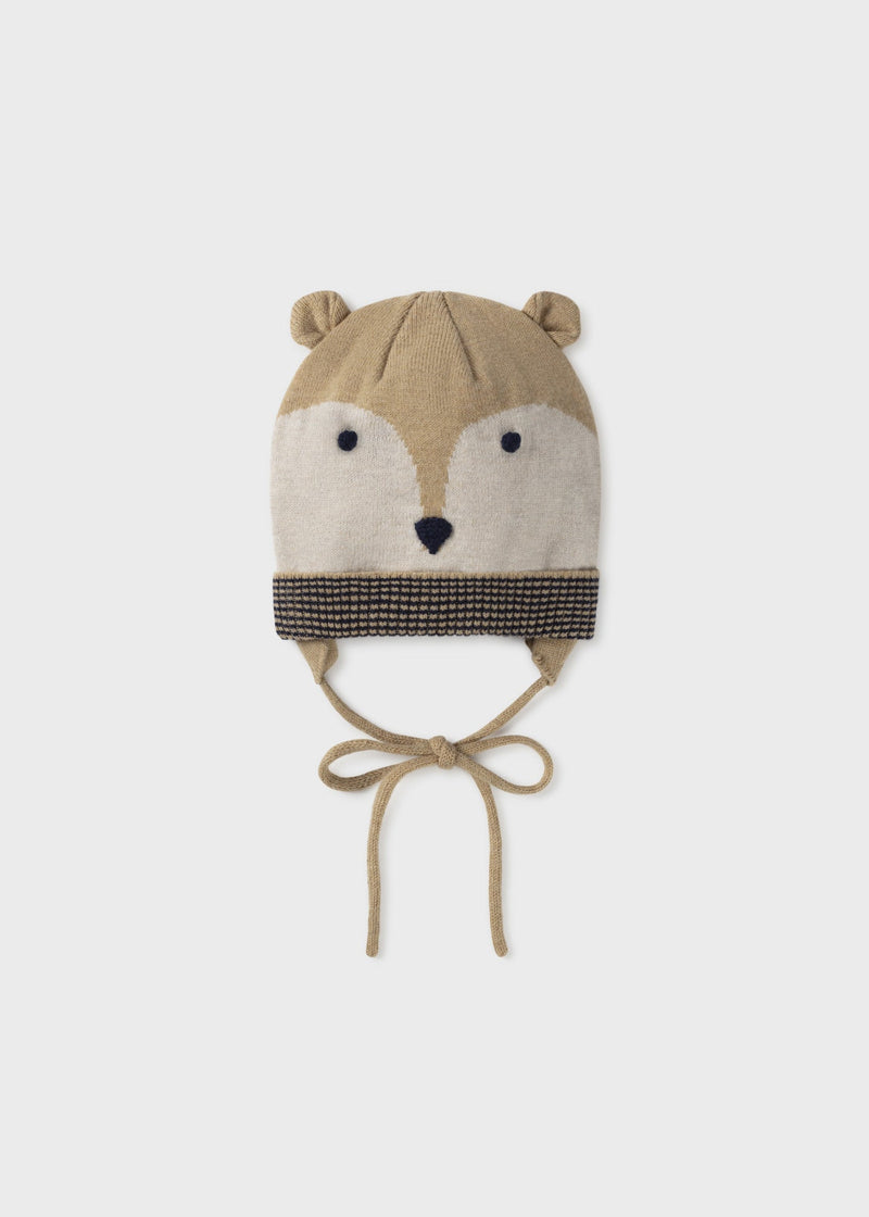 Beige Bear Wool Blend Hat (mayoral) - CottonKids.ie - 12 month - 18 month - 2 year