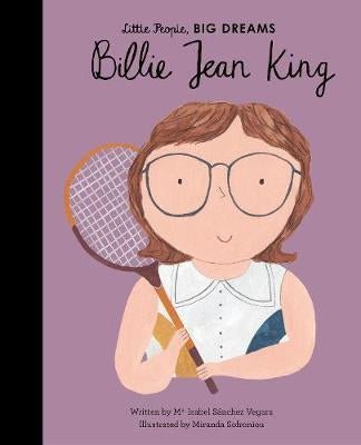 Billie Jean King Little People, BIG DREAMS Hardcover Book 32p. - CottonKids.ie - Book - Little People Big Dreams - -