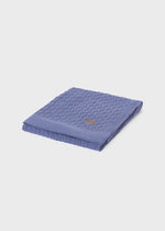 Blue Baby Boy Tricot Cotton Blanket (mayoral) - CottonKids.ie - Blankets - Boy - Mayoral