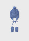 Blue Baby Hat & Mittens Set (mayoral) - CottonKids.ie - 0-1 month - 1-2 month - 12 month