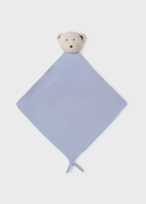 Blue Bear Baby Muslin Comforter (30cm) (mayoral) - CottonKids.ie - Toy - Boy - Mayoral - Sleeping Accessories