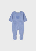 Blue Bear Knitted Babygrow (mayoral) - CottonKids.ie - Baby One-Pieces - 1-2 month - 3 month - 6 month