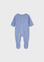 Blue Bear Knitted Babygrow (mayoral) - CottonKids.ie - Baby One-Pieces - 1-2 month - 3 month - 6 month