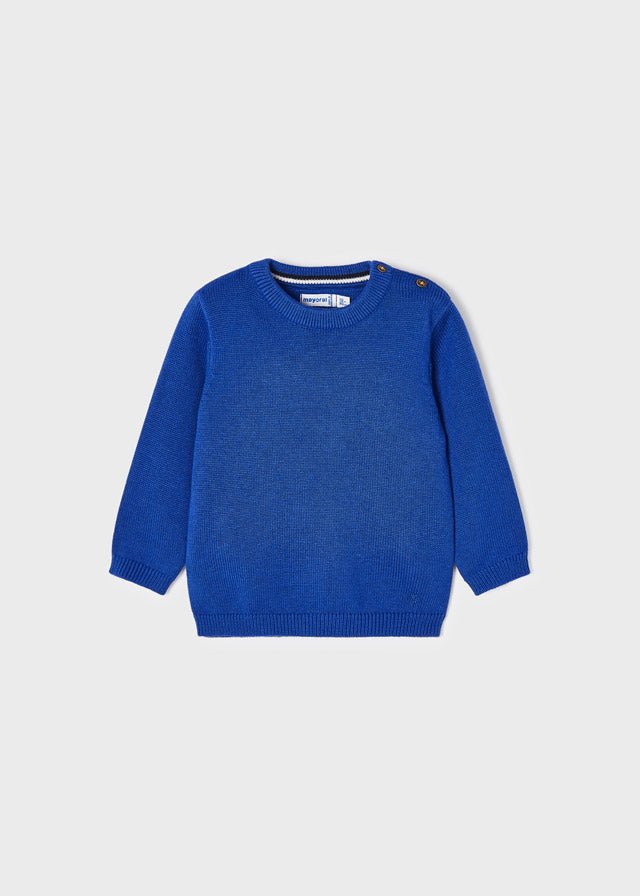 Blue Cotton & Wool Sweater (mayoral) - CottonKids.ie - Jumper - 12 month - 18 month - 2 year