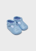 Baby Boy Blue Faux Leather Christening Pre-Walkers Shoes IRELAND