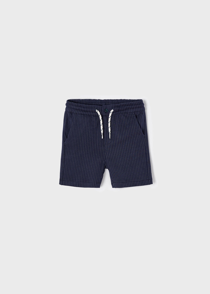 Blue Pinstripe Cotton Shorts (mayoral) - CottonKids.ie - Shorts - 2 year - 3 year - 4 year