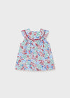 Blue Red Baby Girl Printed Summer Dress (mayoral) - CottonKids.ie - 1-2 month - 12 month - 3 month