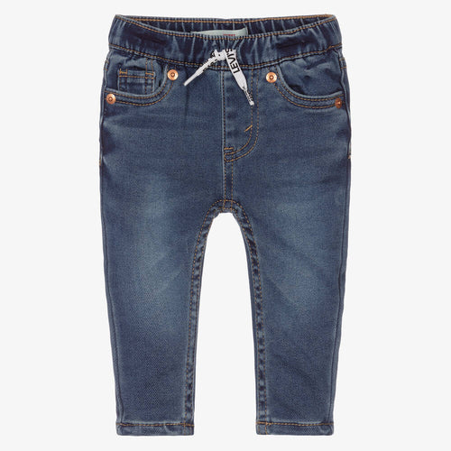 Blue Skinny Pull-On Jeans (LEVIS) - CottonKids.ie - Jeans - 12 month - 18 month - 2 year