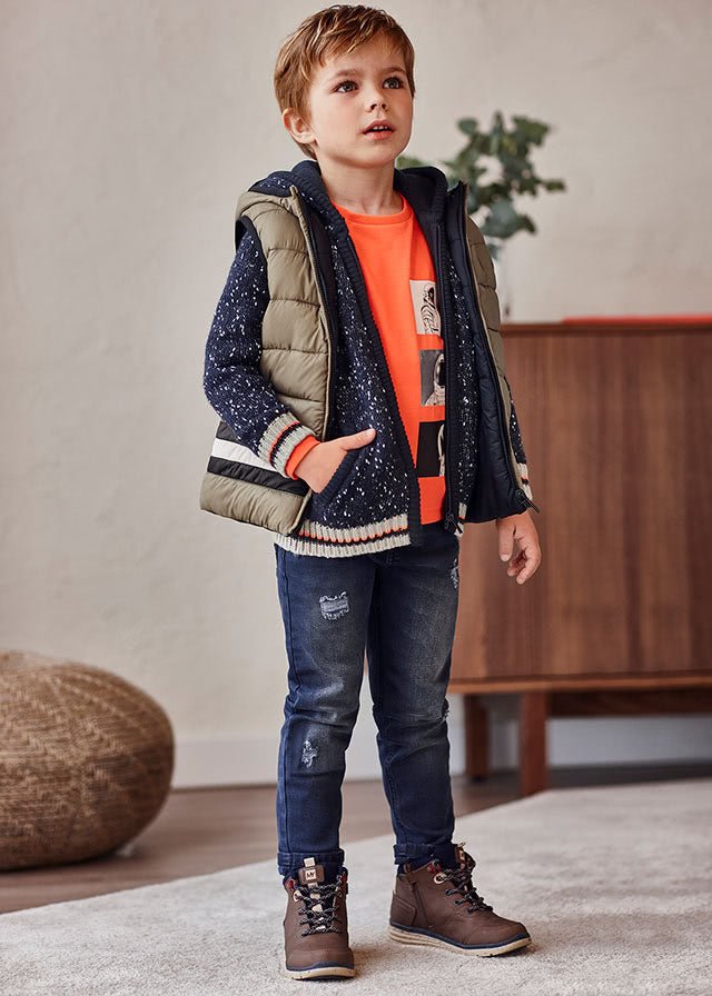 BLUE STRAIGHT FIT DENIM JEANS (mayoral) - CottonKids.ie - pants - 2 year - 3 year - 4 year