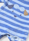 Blue & Striped Velour Babygrows (sold separately) (mayoral) - CottonKids.ie - 1-2 month - 3 month - 6 month