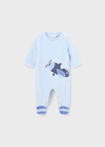 Blue & Striped Velour Babygrows (sold separately) (mayoral) - CottonKids.ie - 1-2 month - 3 month - 6 month