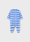 Blue & Striped Velour Babygrows (sold separately) (mayoral) - CottonKids.ie - 1-2 month - 3 month - 6 month