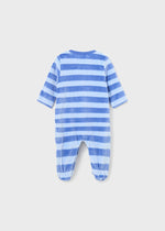 Blue & Striped Velour Babygrows (sold separately) (mayoral) - CottonKids.ie - 1-2 month - 3 month - 6 month