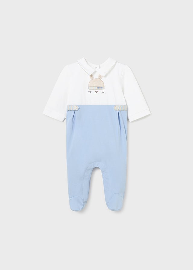 Blue & White Bunny Babygrows (sold separately) (mayoral) - CottonKids.ie - 1-2 month - 3 month - 6 month