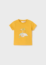 Boy Yellow Cotton Safari T-Shirt (mayoral) - CottonKids.ie - 1-2 month - 12 month - 18 month