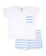 Boys 2 Piece Top & Wide Stripe Shorts Set (Rapife) - CottonKids.ie - 2 year - 3 year - 4 year