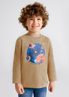 Boys Beige Cotton Jersey Top (mayoral) - CottonKids.ie - Pants - 2 year - 3 year - 4 year