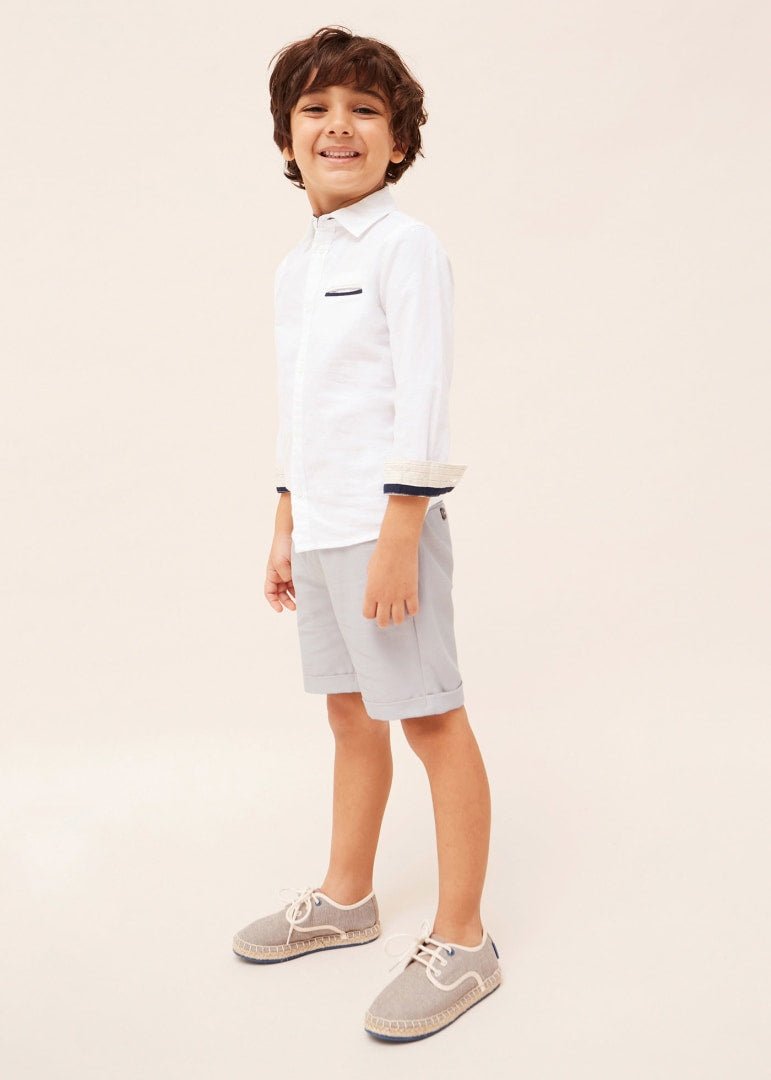 Boys Beige Cotton & Linen Shorts (mayoral) - CottonKids.ie - 2 year - 3 year - 4 year