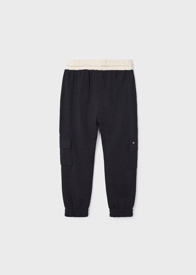 Boys Black Cargo Jogger Pants (mayoral) - CottonKids.ie - 2 year - 3 year - 4 year