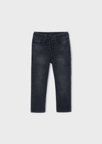 Boys Black Jogger-Fit Jeans (mayoral) - CottonKids.ie - Pants - 2 year - 3 year - 5 year