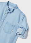 Boys Blue Cotton Denim Shirt (mayoral) - CottonKids.ie - 4 year - 5 year - 6 year