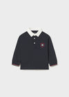 Boys Blue Cotton Rugby Shirt (mayoral) - CottonKids.ie - 12 month - 18 month - 2 year