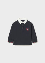 Boys Blue Cotton Rugby Shirt (mayoral) - CottonKids.ie - 12 month - 18 month - 2 year