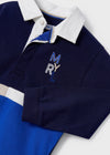 Boys Blue Cotton Rugby Shirt (mayoral) - CottonKids.ie - Top - 12 month - 18 month - 2 year