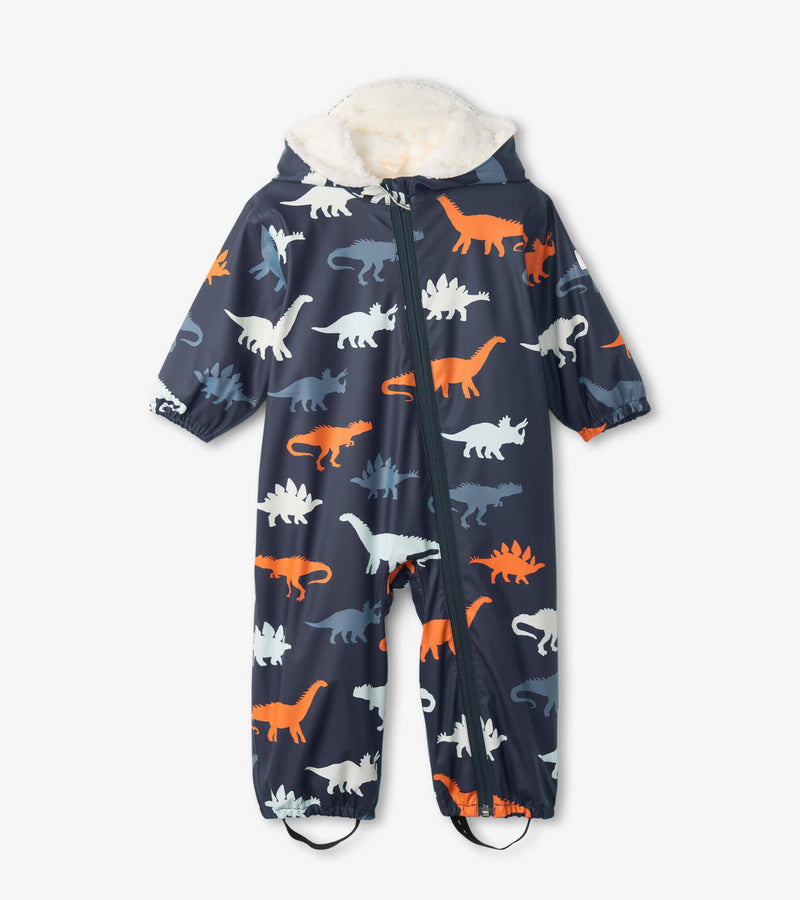 Boys Blue Dinosaur Rain Suit (Hatley) - CottonKids.ie - Coats & Jackets - 12 month - 18 month - 2 year