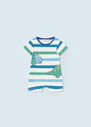 Boys Blue Dinosaur Shorties (sold separately) (mayoral) - CottonKids.ie - 1-2 month - 12 month - 18 month