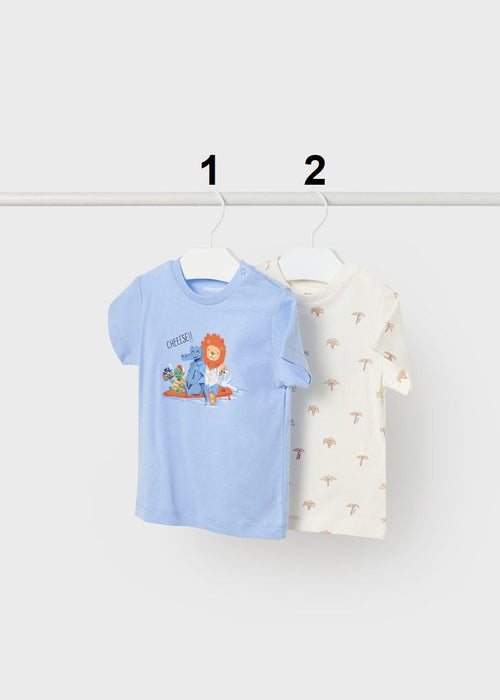 Boys Blue & Ivory Cotton T-Shirts (sold separately) (mayoral) - CottonKids.ie - 12 month - 18 month - 2 year