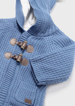 Boys Blue Knitted Pram Coat (mayoral) - CottonKids.ie - Coats & Jackets - 0-1 month - 1-2 month - 12 month