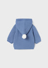 Boys Blue Knitted Pram Coat (mayoral) - CottonKids.ie - Coats & Jackets - 0-1 month - 1-2 month - 12 month