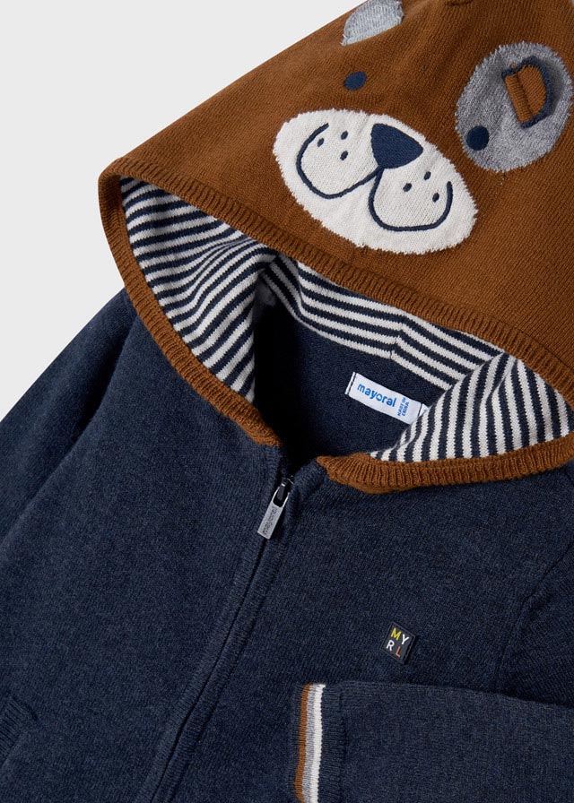 Boys Blue Knitted Zip-Up Top (mayoral) - CottonKids.ie - Jumper - 12 month - 18 month - 2 year